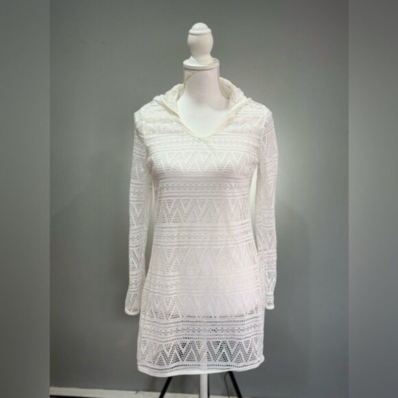White Balance Collection Hooded Coverup Size S - Picture 1 of 6